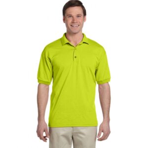 Gildan G880 Adult 6 oz. 50-50 Jersey Polo | Front & Back Artwork