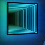 3D Infinity Mirror Wall Lamp with RGB LED Lights