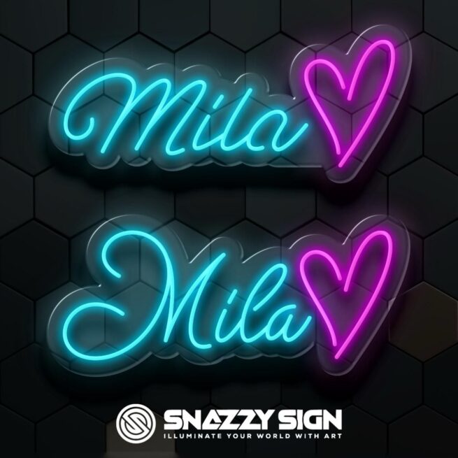 Personalized 26″ LED Neon Sign – Unique Name Light for Kids’ Rooms & Gifts