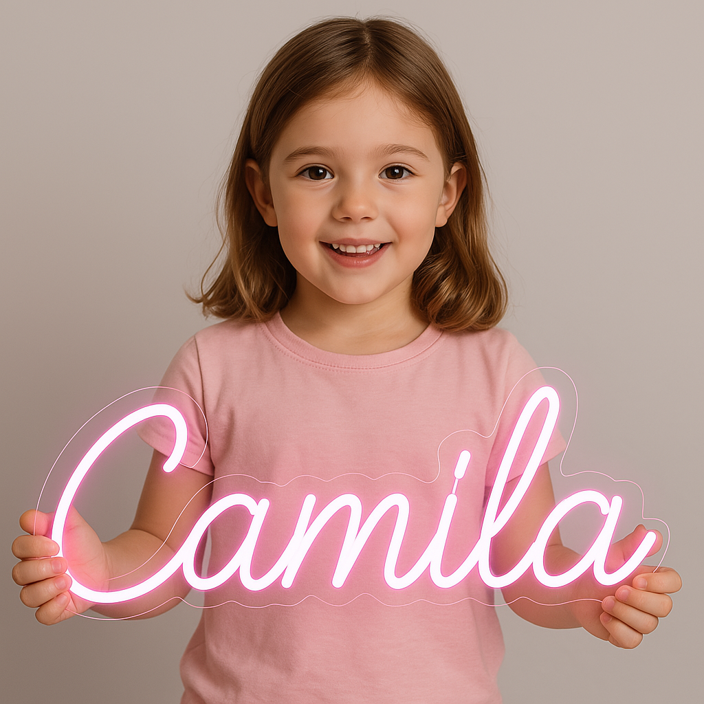 Custom Neon Name Sign – 26″ LED Light for Kids, Weddings, Bars ...