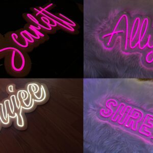 Custom Neon Name Sign – 26″ LED Light for Kids, Weddings, Bars, Birthdays & Home Décor – Text Only – photo 3