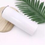 20 oz Custom Tumbler – White Stainless Steel | Insulated Skinny Cup with Your Design