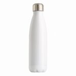 Custom Personalized Water Bottle – 17 oz White Stainless Steel | Your Design, Included