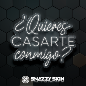 “¿Quieres Casarte Conmigo?” Neon Sign | Proposal LED Sign + Free Shipping