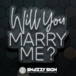 “Will You Marry Me?” Neon Sign – Romantic Proposal LED Sign | Wedding Proposal Decor | Proposal LED Sign + Free Shipping